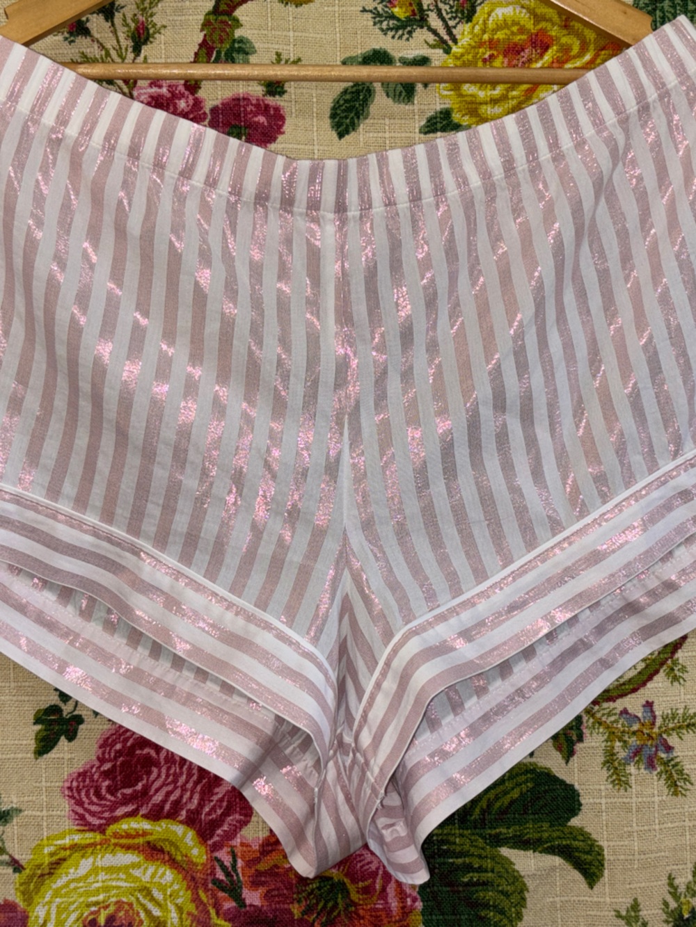 XL Victorias Secret Pajamas Set New with Tags Iconic Pink and White Stripes - Picture 8 of 12